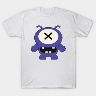 Funny cartoon colorful monster T-Shirt